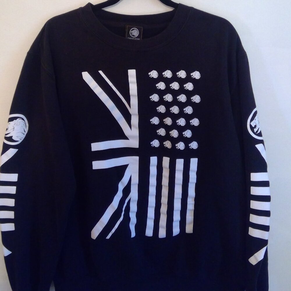 Syndicate Original Black Crewneck sweatshirt mens size large